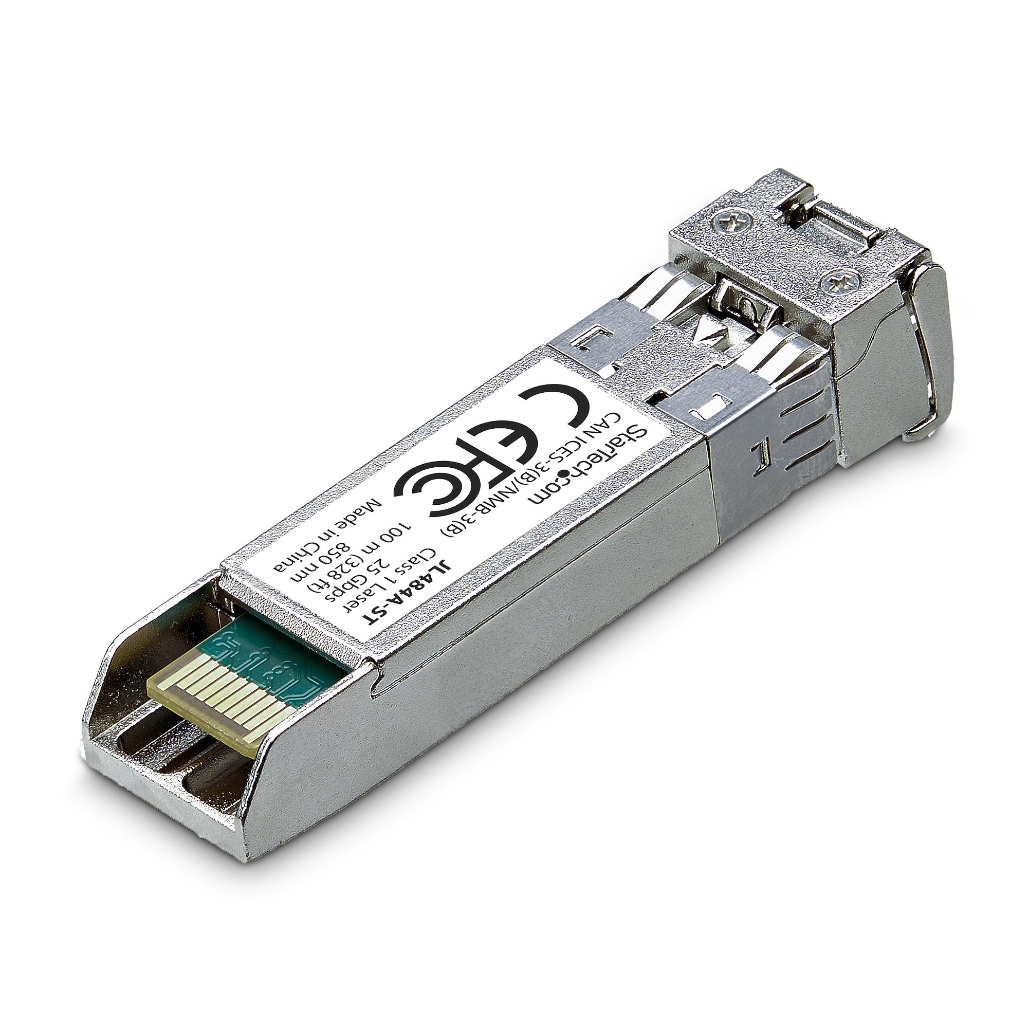 StarTech.com HPE JL484A Compatible SFP28 Module, 25GBase-SR, 25Gbps Multimode Fiber (MMF), 100m (328ft), LC Connector, 850nm, MSA 25 Gigabit Optical Transceiver – image 3