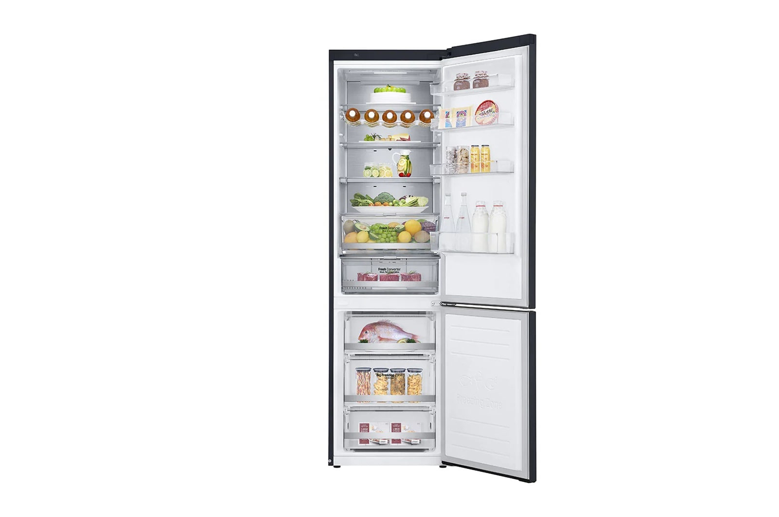 LG GBB92MCACP fridge-freezer Freestanding – image 2