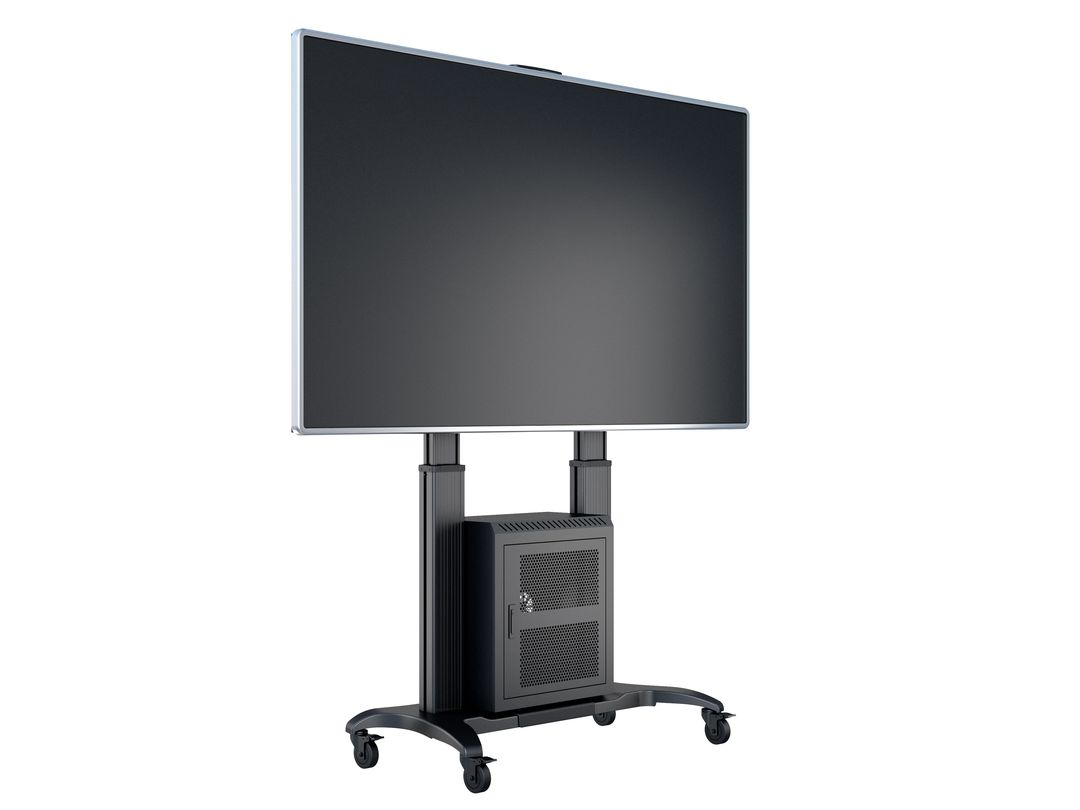 Multibrackets M Public Floorstand Dual Pillar 180 HD w AV Cabinet – image 7