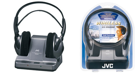 JVC HAW600RF headphones/headset Wireless Head-band Music Black
