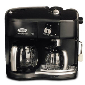 De’Longhi Combination Filter Coffee/Espresso Maker, BCO65BS
