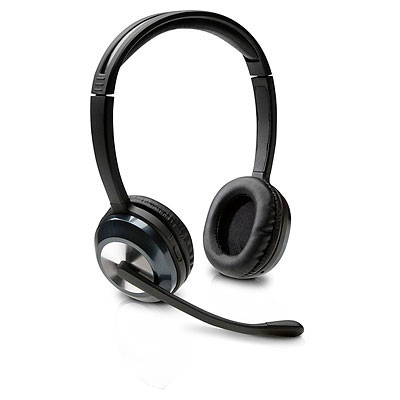HP H8000 Headphones Wireless Head-band Calls/Music Black – image 2