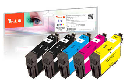 Peach 320179 ink cartridge 5 pc(s) Compatible Standard Yield Black, Cyan, Magenta, Yellow