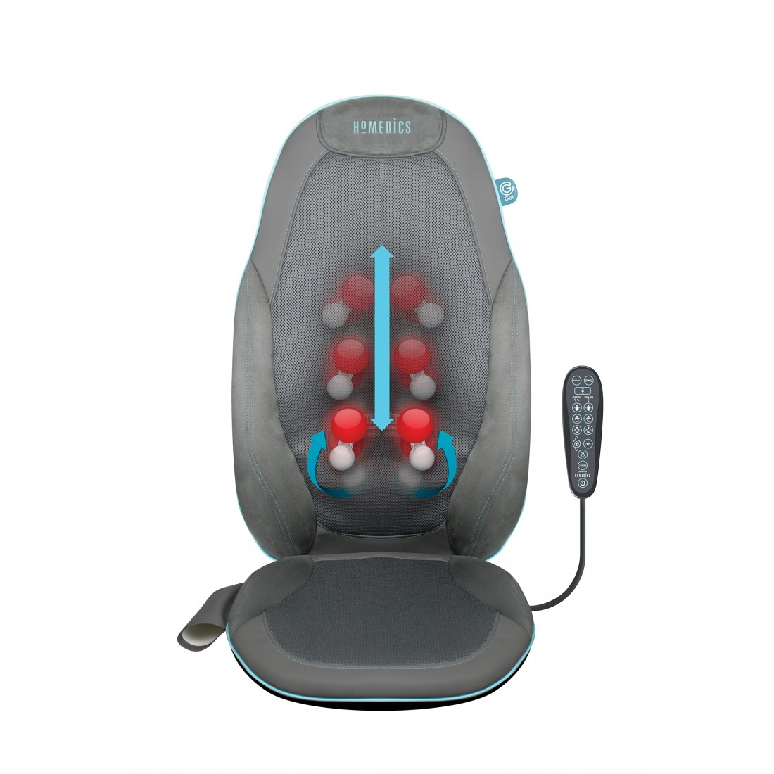 HoMedics SGM-1300H-EU massager Back, Belt, Shoulders Grey – image 4