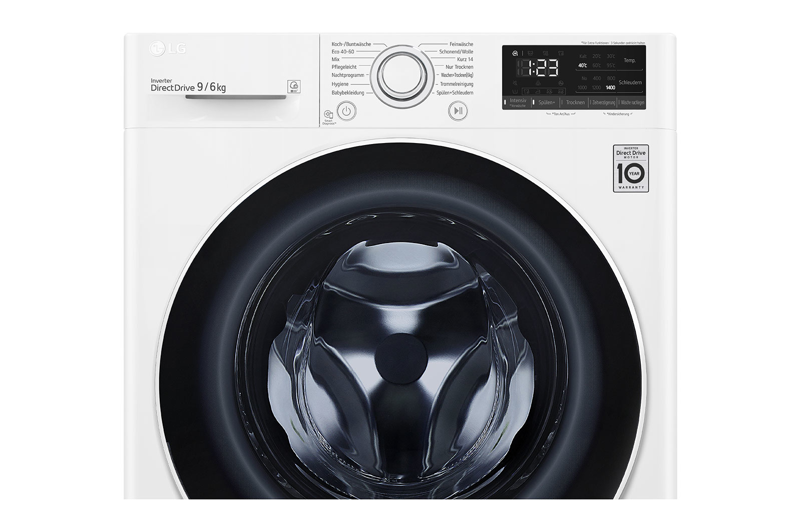 LG F14WD96EN0B washer dryer Freestanding Front-load White – image 6