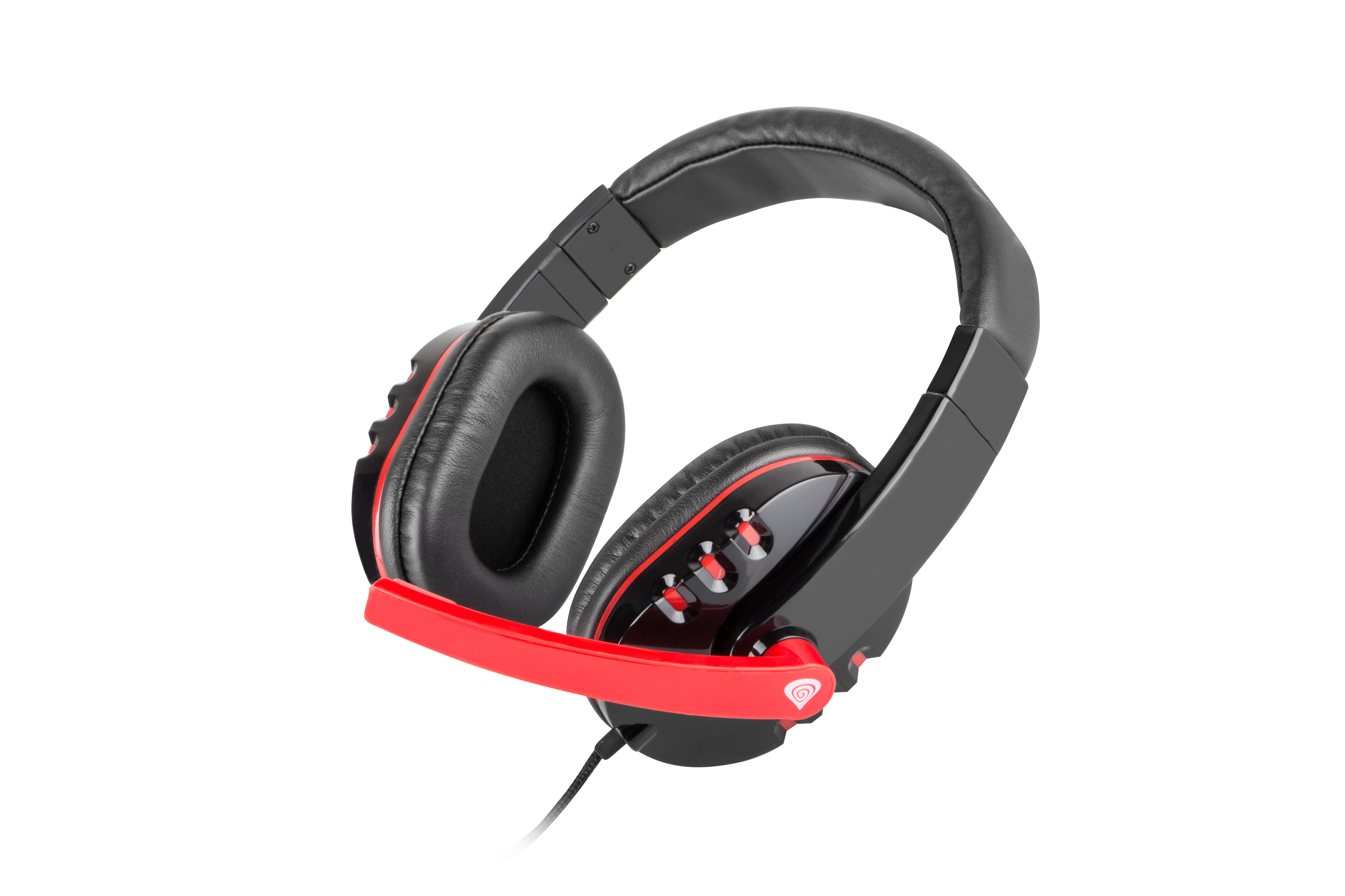 GENESIS HM12X Headset Wired Head-band Gaming Black, Red – image 1
