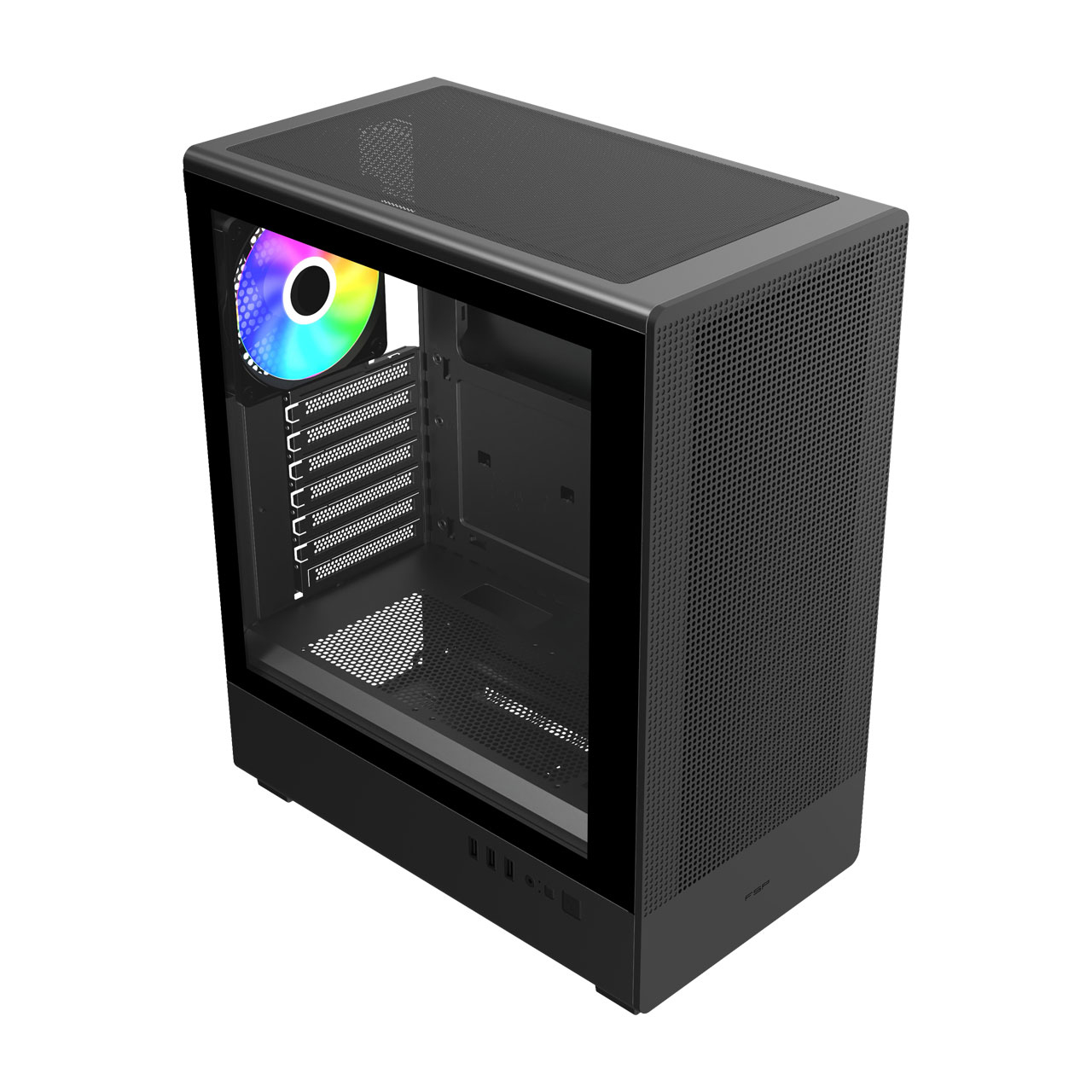 FSP M221-BA Case Midi Tower mATX, ATX Black ARGB – image 2