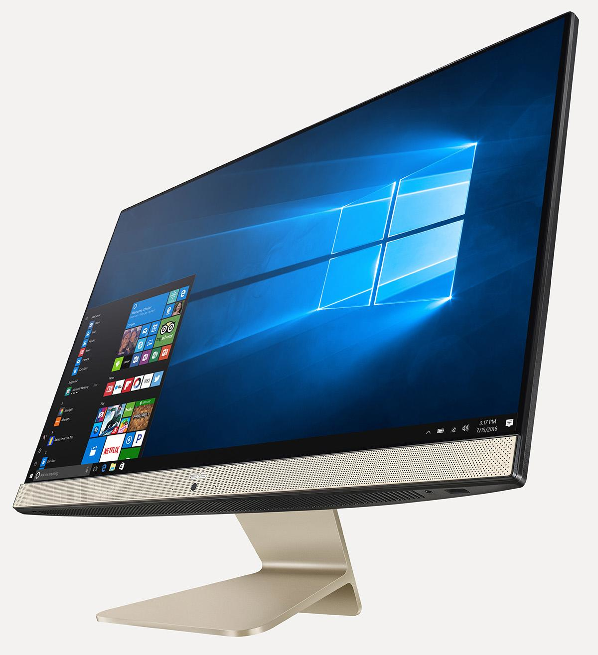 ASUS Vivo AiO V241FA-DS501T All-in-One PC/workstation Intel® Core™ i5 i5-8265U 60.5 cm (23.8″) 1920 x 1080 pixels Touchscreen 8 GB DDR4-SDRAM 1.12 TB HDD+SSD Windows 10 Home Wi-Fi 5 (802.11ac) Black, Gold image 7