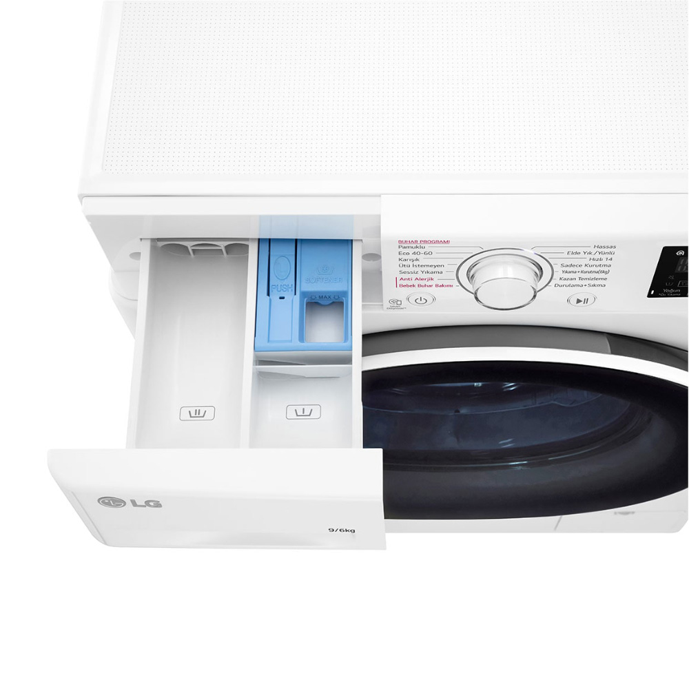LG F4V3VRW0WE washer dryer Freestanding Front-load White – image 6
