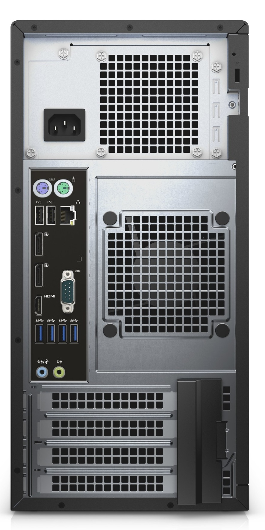 DELL Precision T3620 Intel® Xeon® E3 v6 E3-1240V6 8 GB DDR4-SDRAM 256 GB SSD NVIDIA® Quadro® P600 Windows 10 Pro Mini Tower Workstation Black image 4