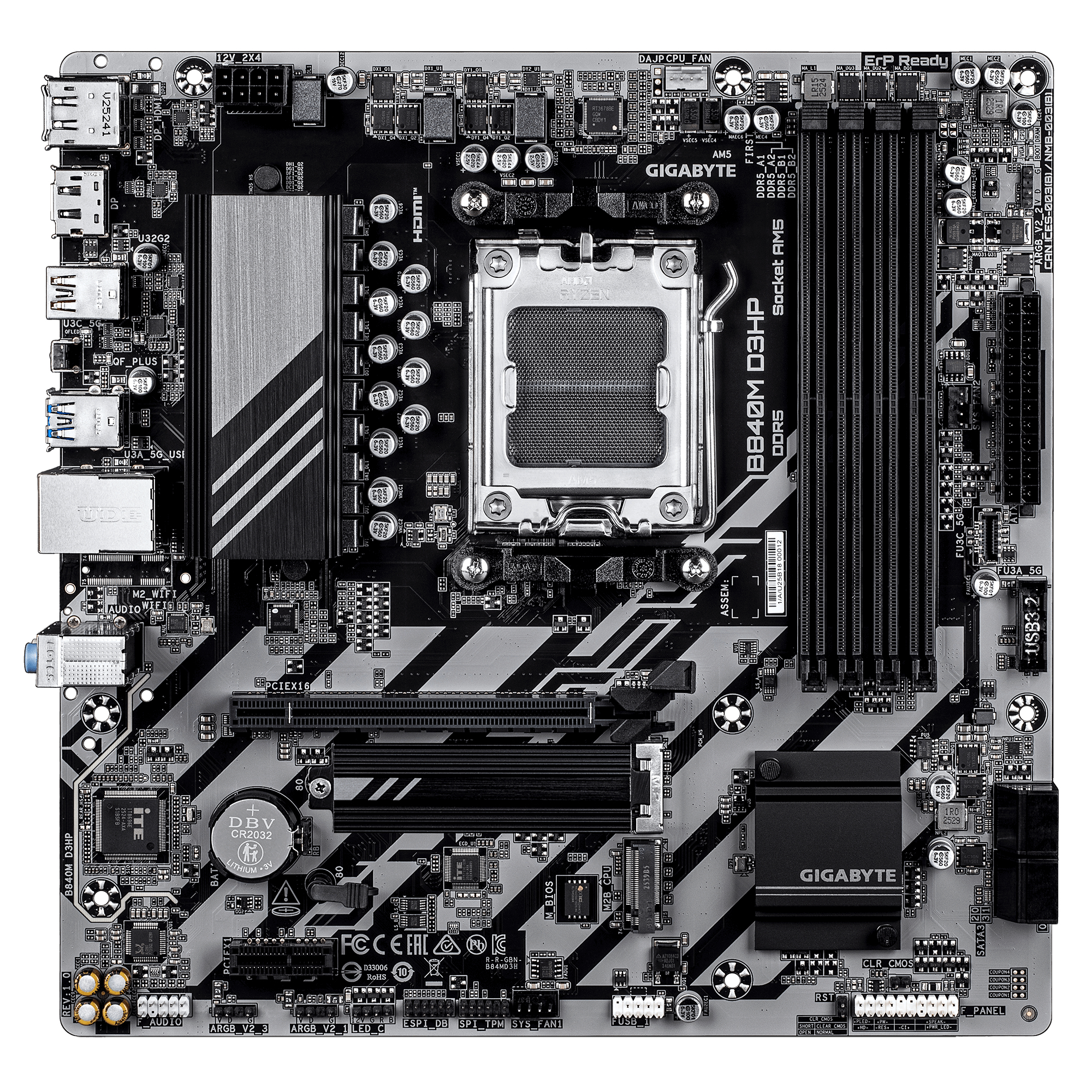 GIGABYTE B840M D3HP – image 2