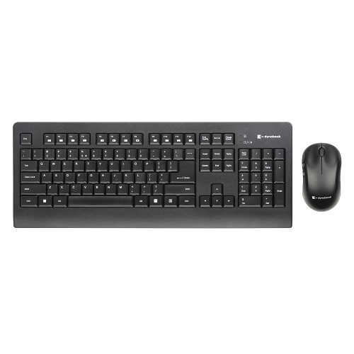 Dynabook PS0156EA1EUS keyboard Mouse included Home RF Wireless QWERTY US English Black – image 1