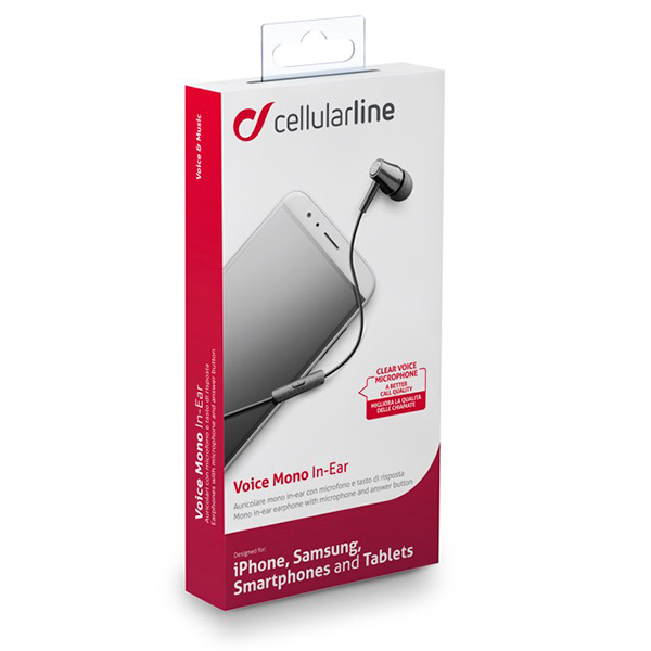 Cellularline 37871 headphones/headset Wired In-ear Black – image 2