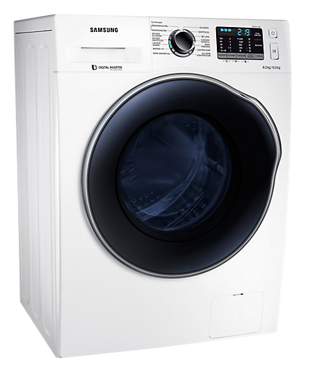 Samsung WD80J5430AW washer dryer Freestanding Front-load White – image 2