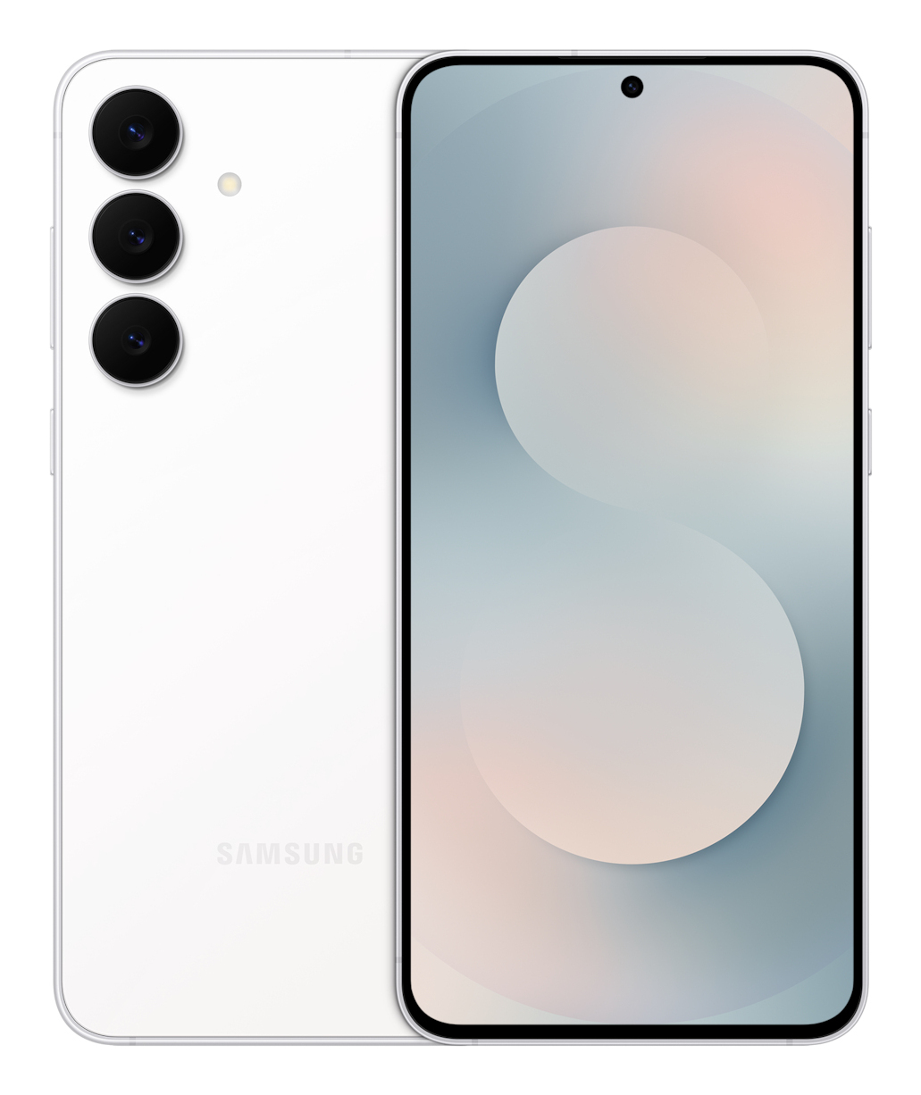 Samsung Galaxy S25 FE - 5G smartphone - dual-SIM - RAM 8 GB / Internal Memory 128 GB - OLED display - 6.7" - 2340 x 1080 pixels (120 Hz) - 3x rear cameras 50 MP, 12 MP, 8 MP - front camera 12 MP - white