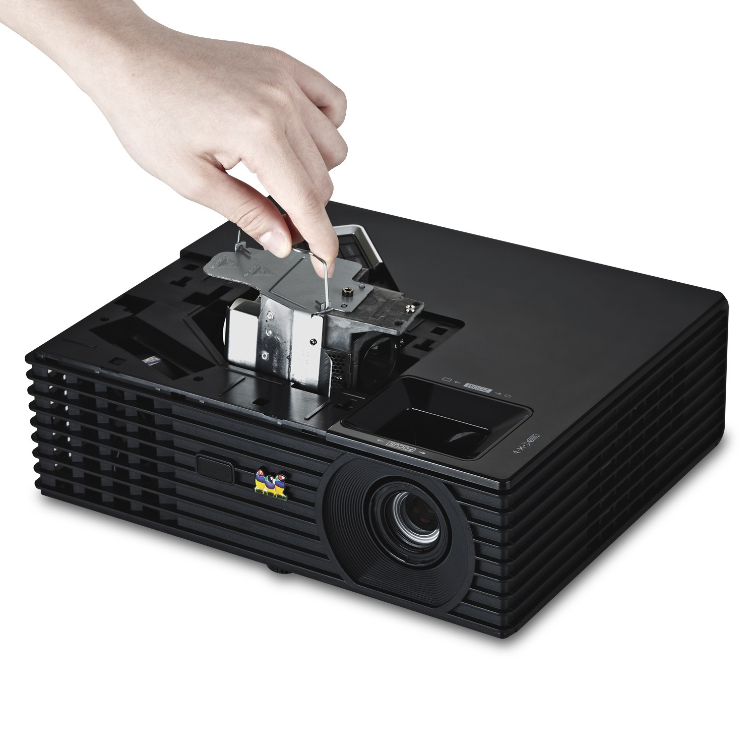 Viewsonic PJD5134 data projector Standard throw projector 2800 ANSI lumens DLP SVGA (800x600) 3D Black – image 6