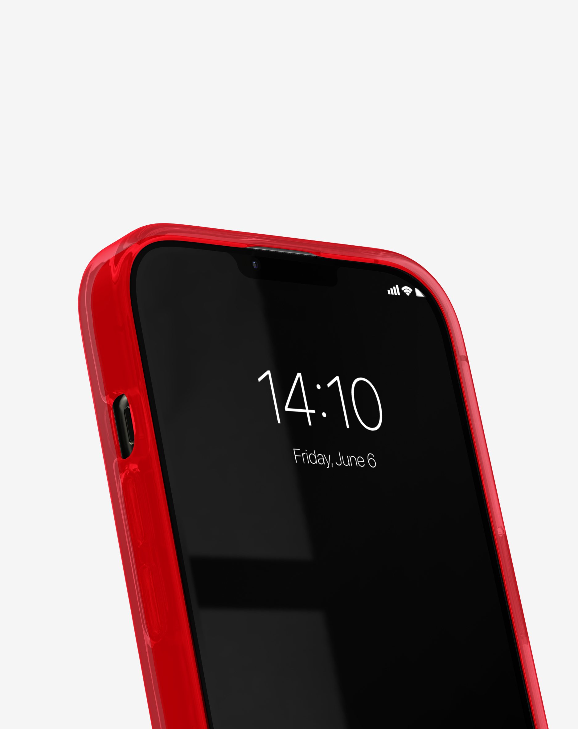 iDeal of Sweden Clear Case iPhone 13/14 Radiant Red – image 3