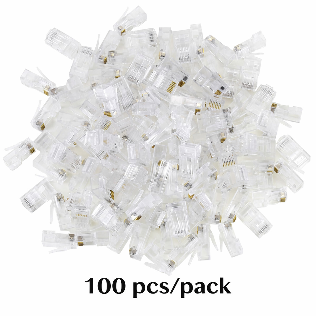 Equip Stecker Cat6a RJ45 UTP geschirmt werkzeugfrei 100Stk Netzwerkzubehör