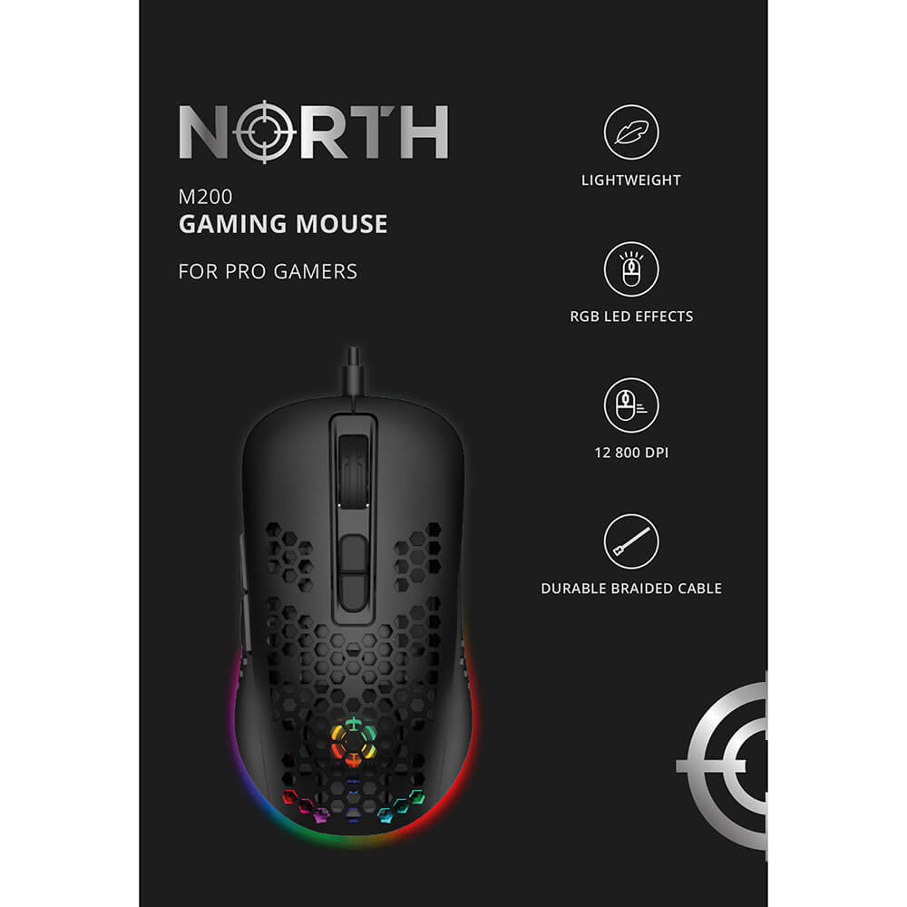 NORTH Gaming Mouse M200 RGB – image 2