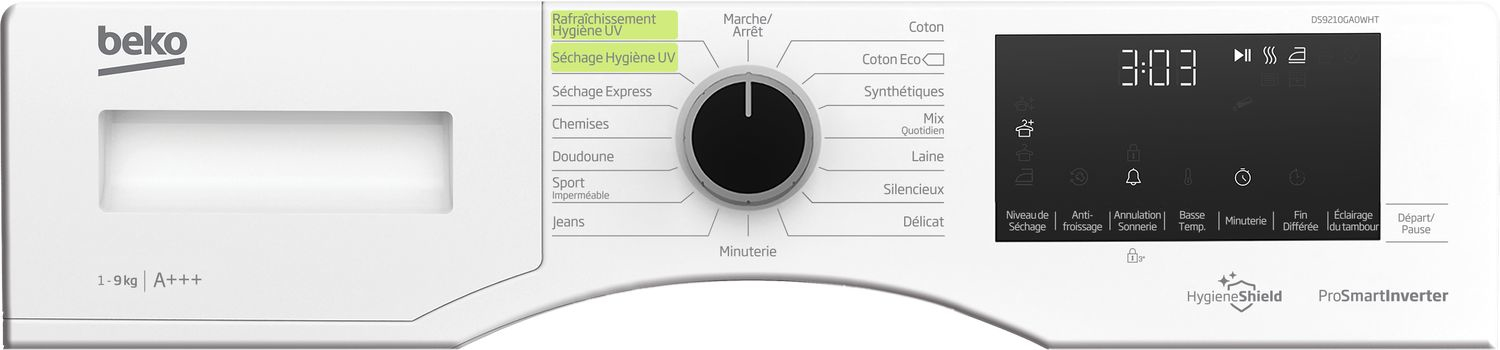 Beko DS9210GA0WHT tumble dryer Freestanding Front-load – image 6