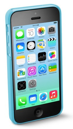 Cellularline BUBBLEIPH5CB mobile phone case Cover Blue – image 2