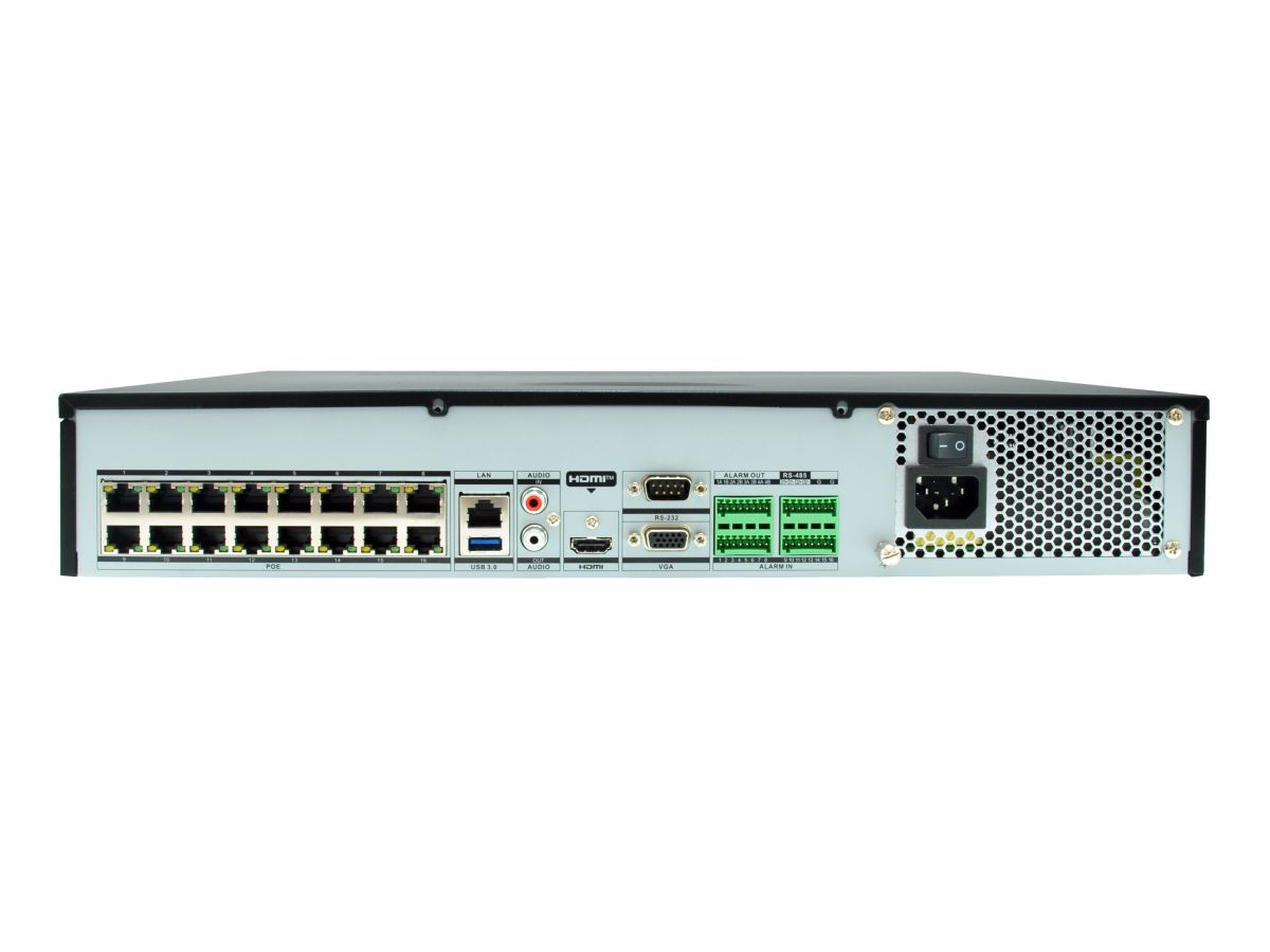LevelOne NVR-0411 network video recorder Black, Grey – image 3