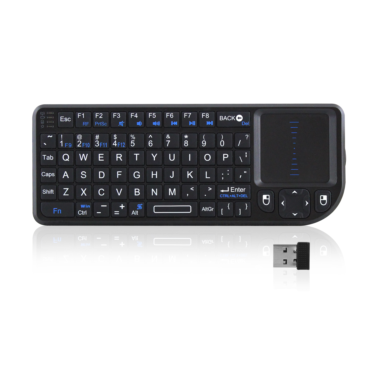 Ewent EW3140 mobile device keyboard QWERTY English USB Black – image 1