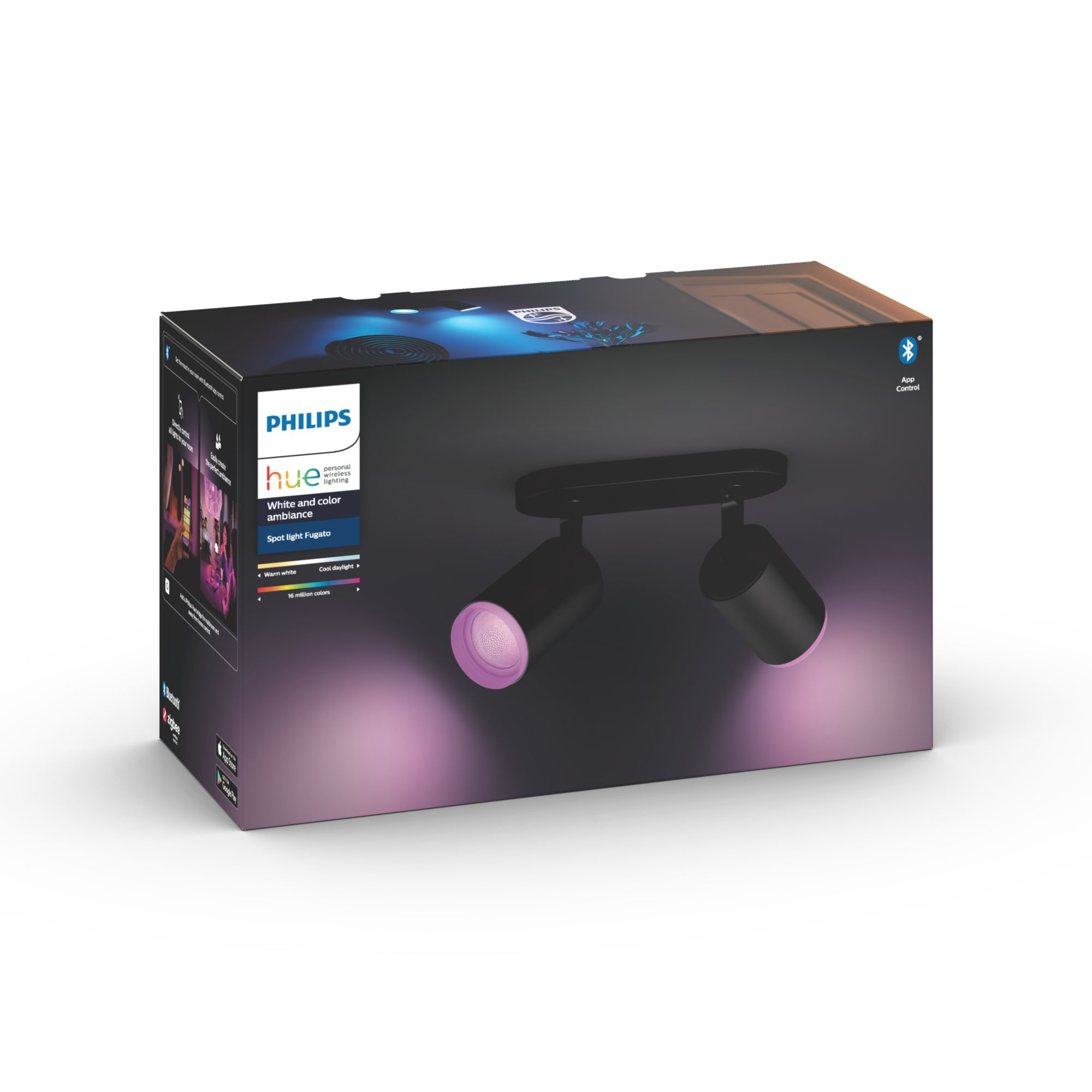 Philips by Signify Philips Hue White and colour ambience Fugato double spotlight – image 6