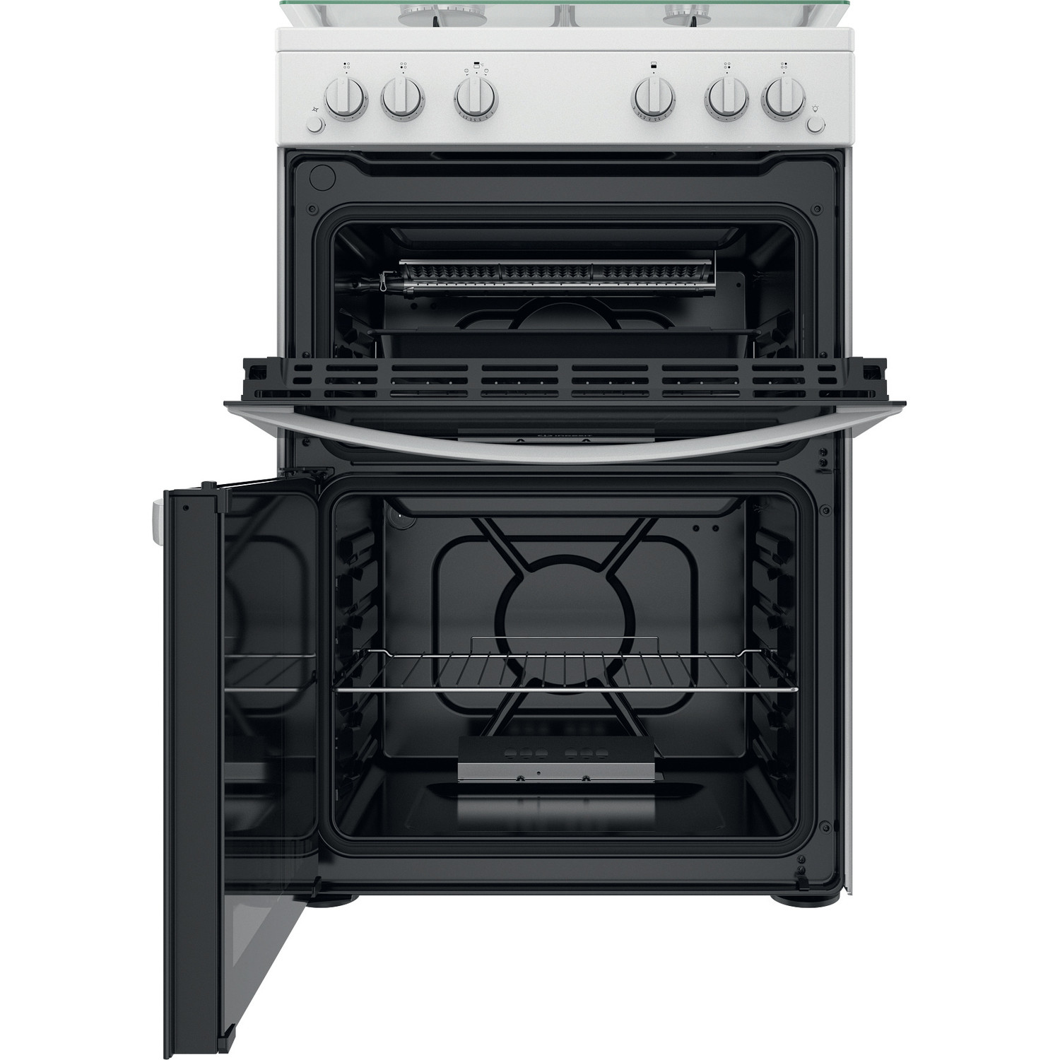 Indesit ID67G0MCW/UK cooker Freestanding cooker Gas White – image 3
