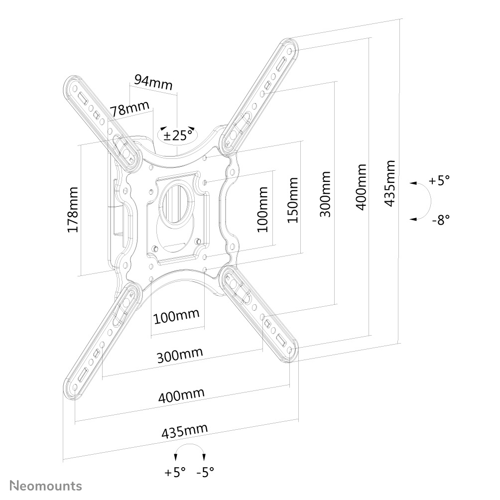 Neomounts tv wall mount – image 3