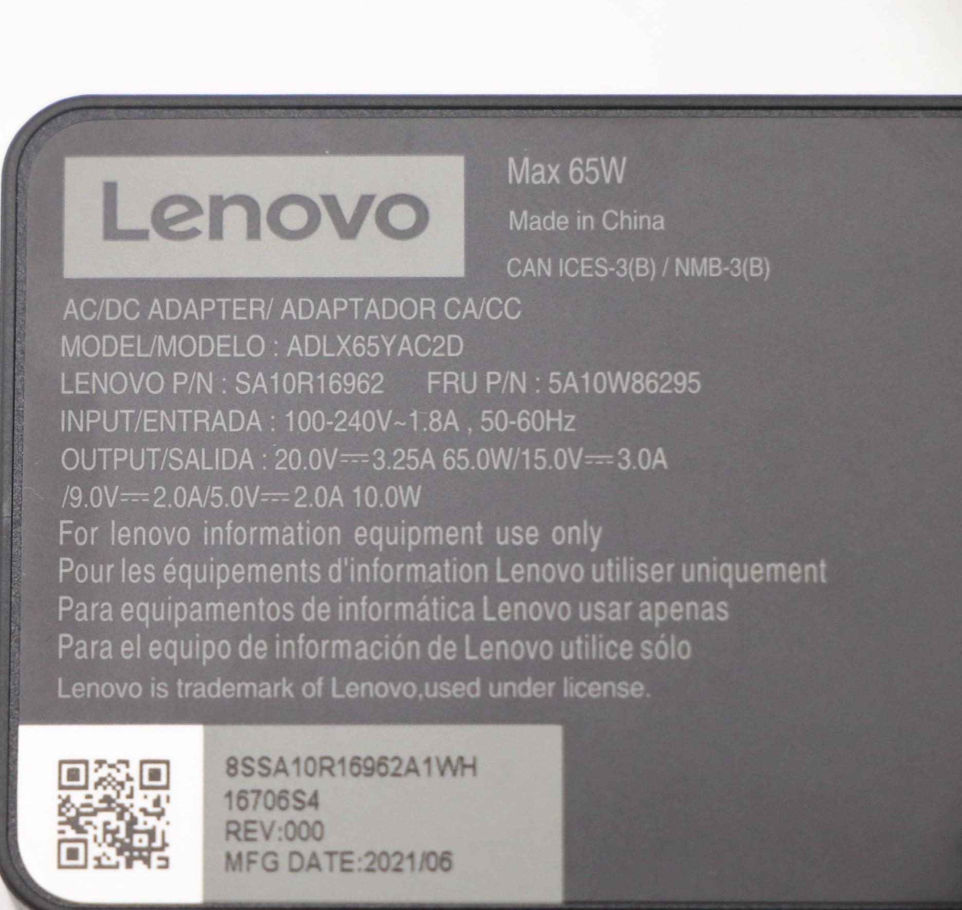 Lenovo 5A10W86295 power adapter/inverter Indoor – image 8