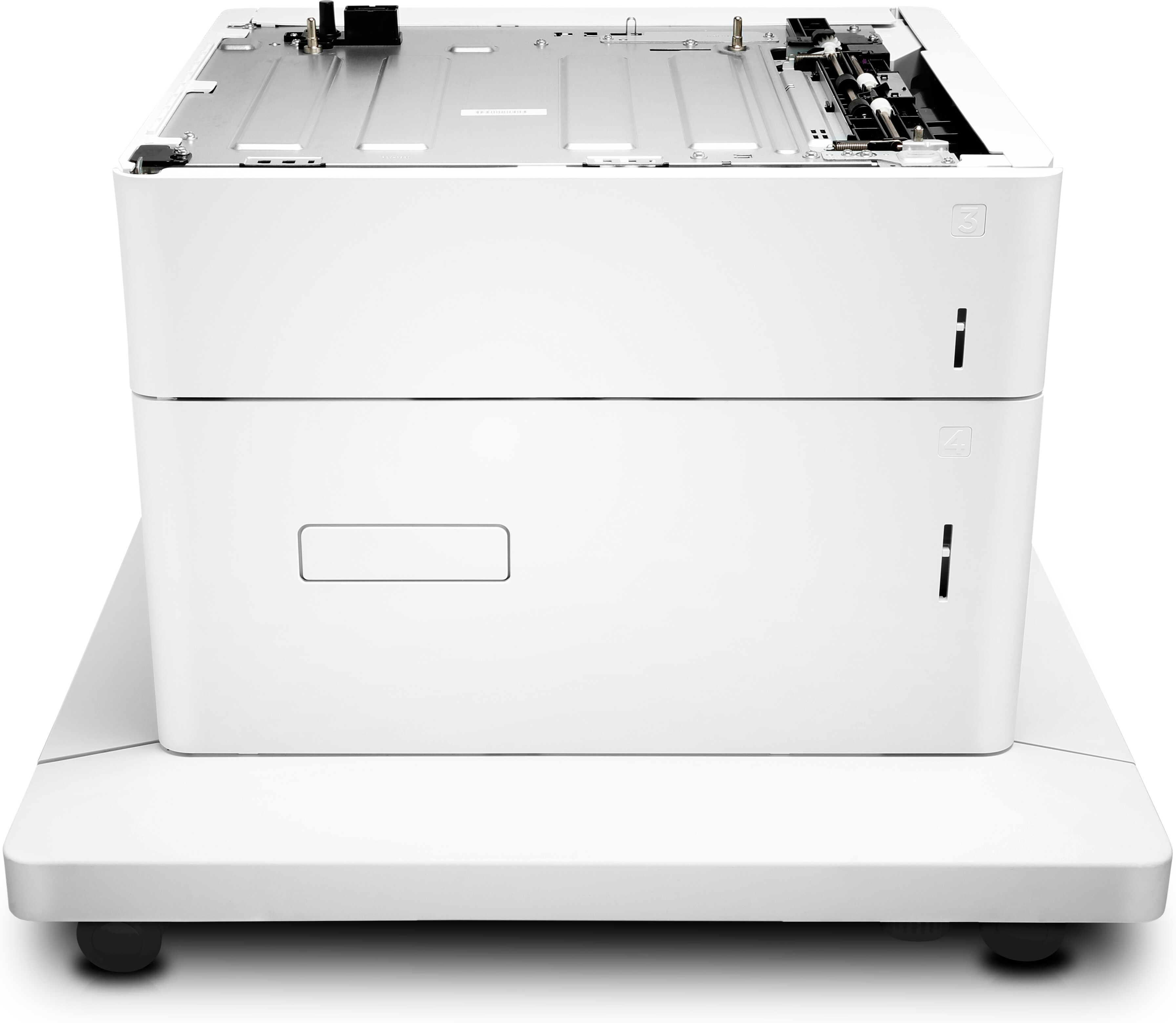 HP Paper Feeder and Stand - Printer base with media feeder - 2550 sheets in 2 tray(s) - for Color LaserJet Managed E65150, E65160, Color LaserJet Managed Flow MFP E67660