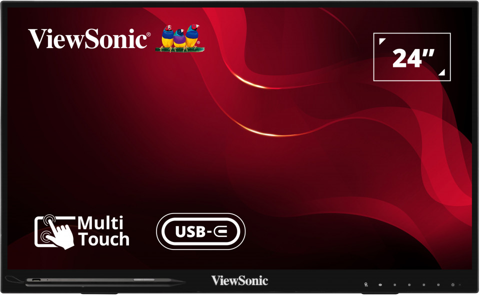 Viewsonic ID2456 computer monitor 60.5 cm (23.8″) 1920 x 1080 pixels Full HD LED Touchscreen Table Black image 16