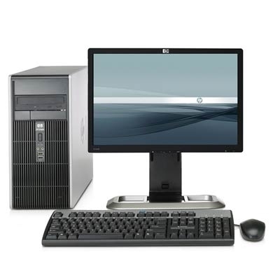 HP Compaq dc5750 AMD Athlon 64 X2 4400+ Microtower PC and L2045w Flat Panel Monitor