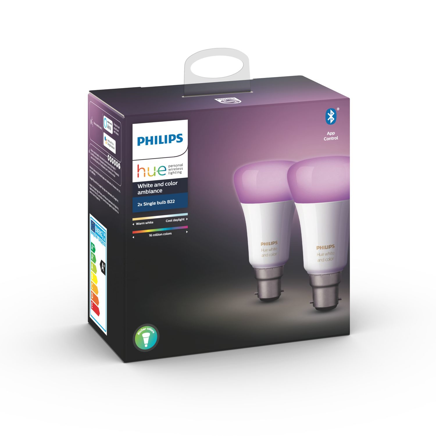 Philips by Signify Philips Hue White and colour ambience A60 – B22 smart bulb – 800 (2-pack) – image 3