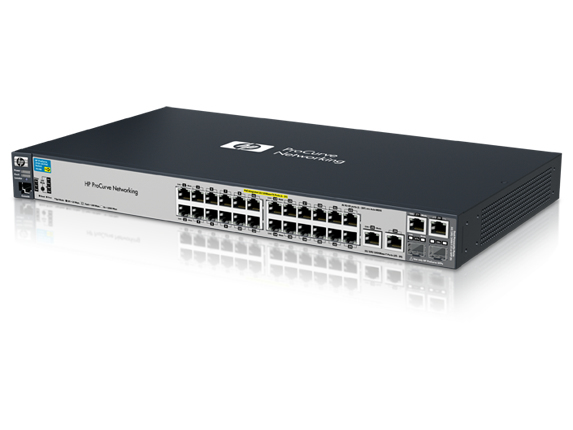 HP ProCurve 2520-24-PoE Managed L2 Fast Ethernet (10/100) Power over Ethernet (PoE) 1U Black – image 2