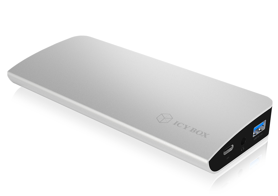ICY BOX IB-DK2303-C Wired USB 3.2 Gen 1 (3.1 Gen 1) Type-C Black, Silver – image 3