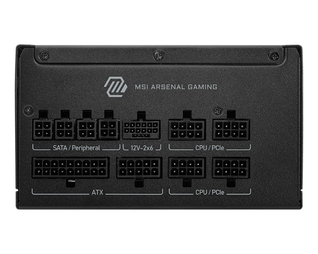 PSU MSI MAG A1000GLS PCIE5 1000W 80+Gold