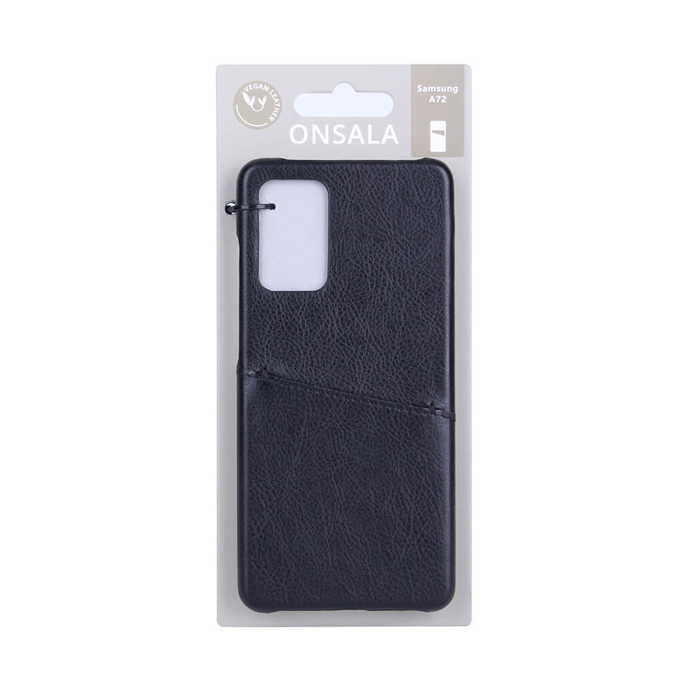 Onsala Mobile Cover Black with Cardpocket Samsung A72 – image 2
