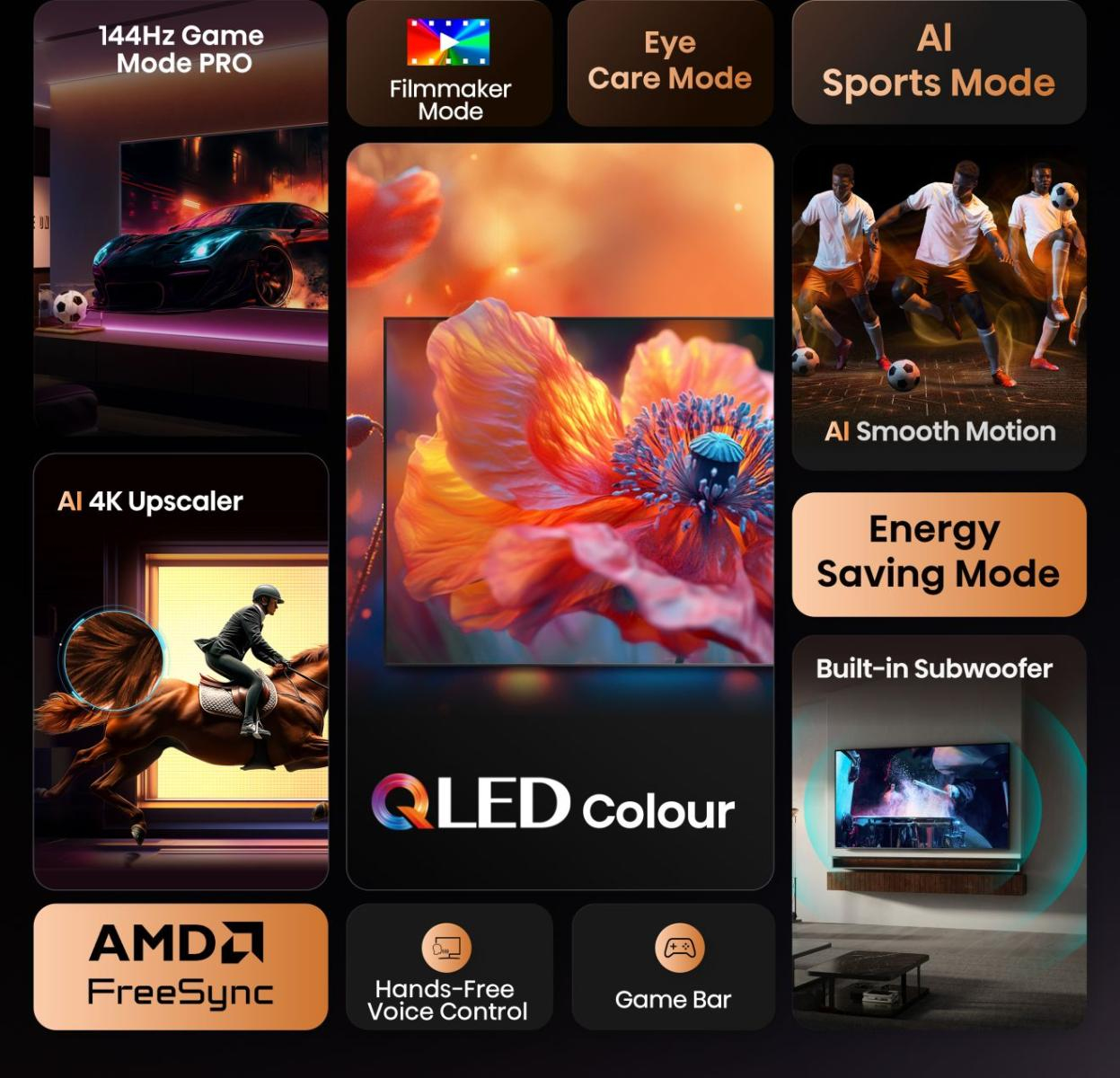 TV Hisense QLED 98E7Q 98 4K Smart TV Dolby Vision Atmos VRR — photo 3