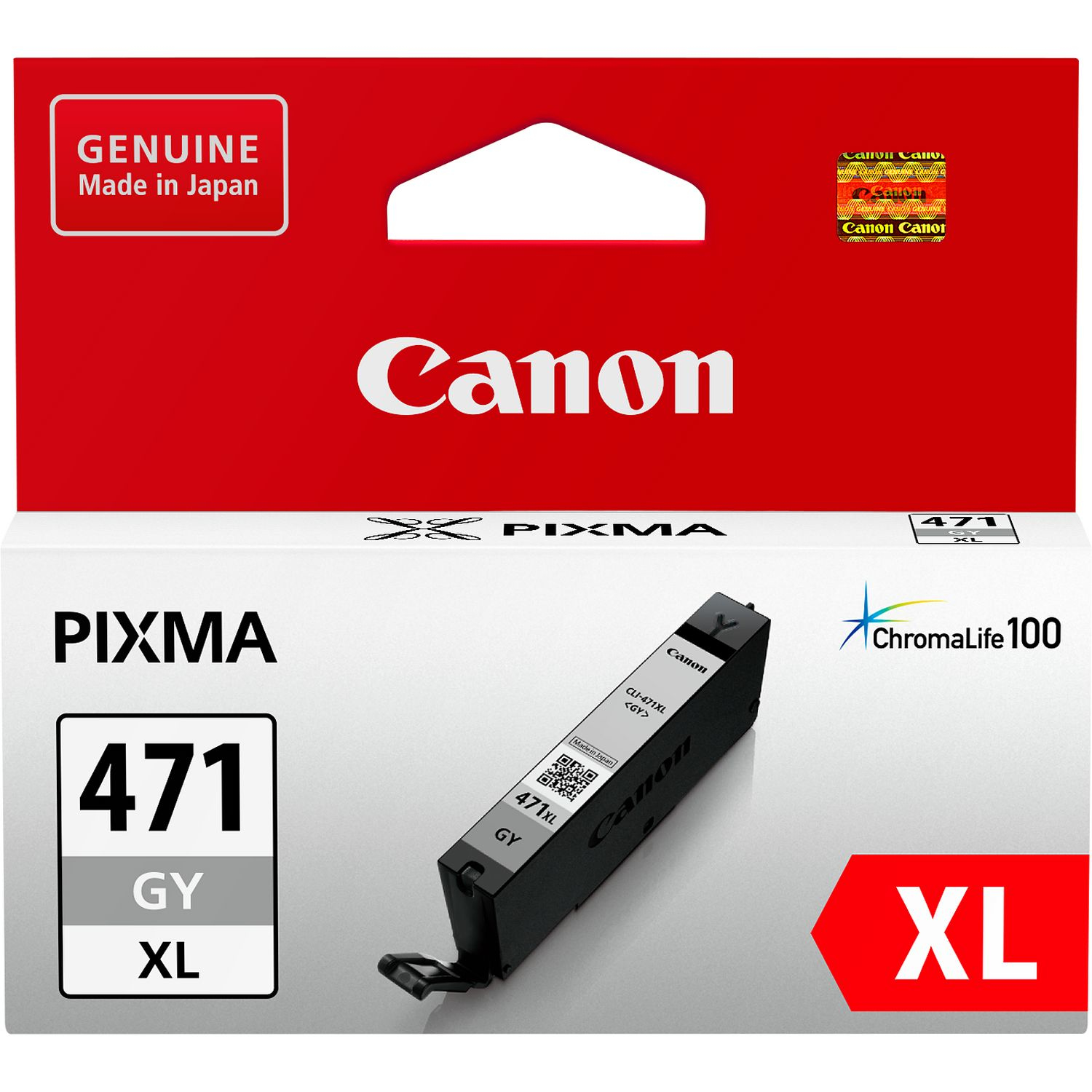 Canon CLI-471XL ink cartridge 1 pc(s) Original High (XL) Yield Grey