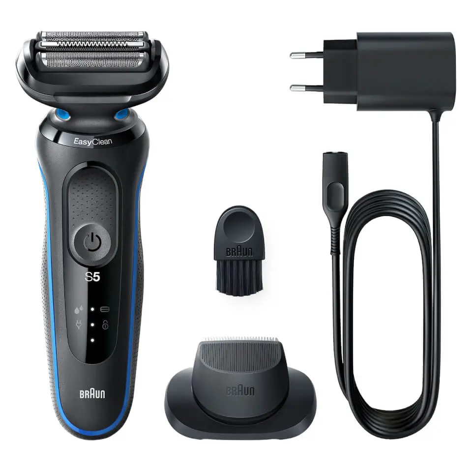 Braun Series 5 51-B1200S Foil shaver Trimmer Blue – image 1