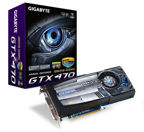 GIGABYTE GV-N470UD-13I graphics card NVIDIA GeForce GTX 470