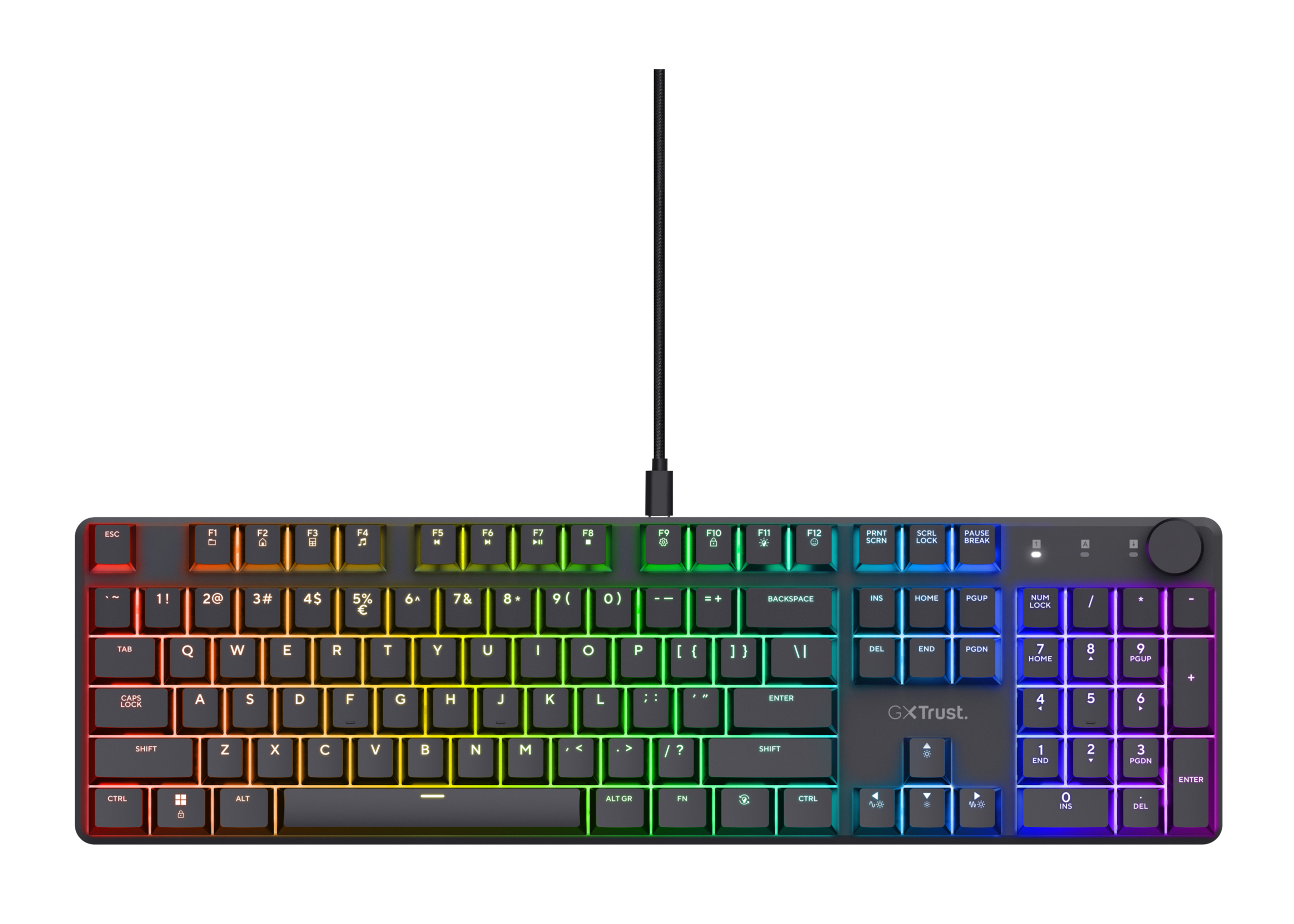 Tastatura TRUST GXT866 TORIX žicna Gaming/ Mehanicka/US/crna