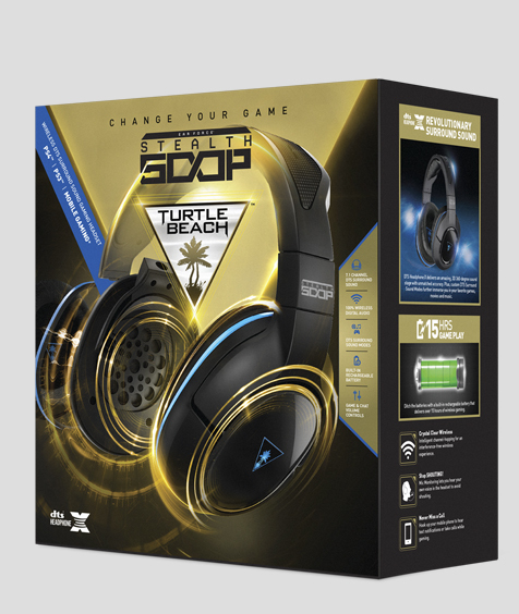 Turtle Beach TB032709 headphones/headset Wireless Head-band Gaming Black, Blue – image 4