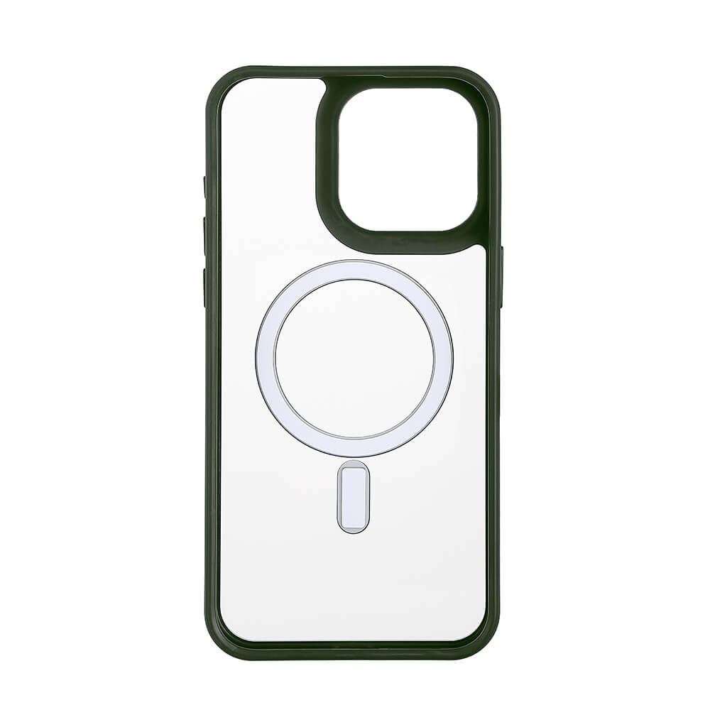 Onsala Phone Case Bumper MagSeries Green & Clear - iPhone 15 Pro Max – image 3