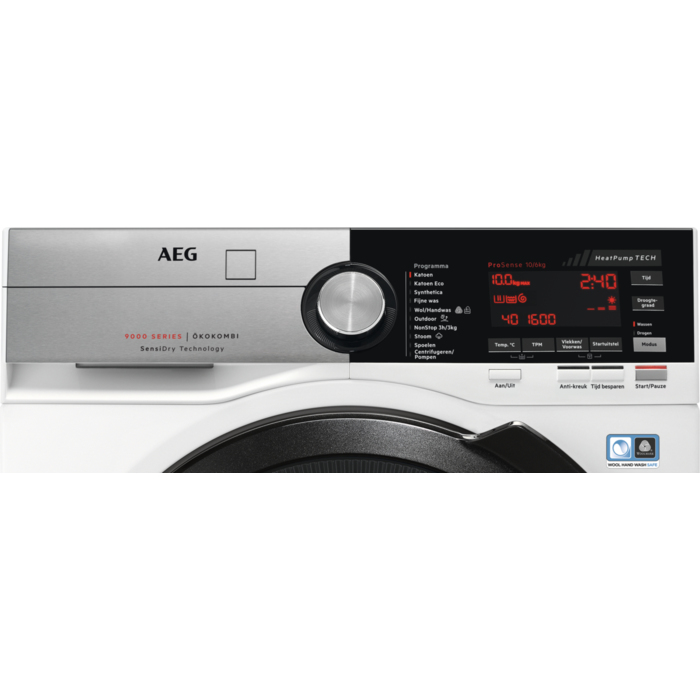 AEG L9WE06CB washer dryer Freestanding Front-load Black, Silver, White – image 4