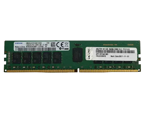 Lenovo TruDDR4 - DDR4 - module - 32 GB - DIMM 288-pin - 3200 MT/s - 1.2 V - unbuffered - ECC - for ThinkSystem SR250 V2 7D7Q, 7D7R, ST250 V2 7D8F, 7D8G, ST50 V2 7D8J