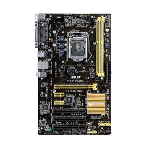 ASUS H81-PLUS Intel® H81 LGA 1150 (Socket H3) ATX