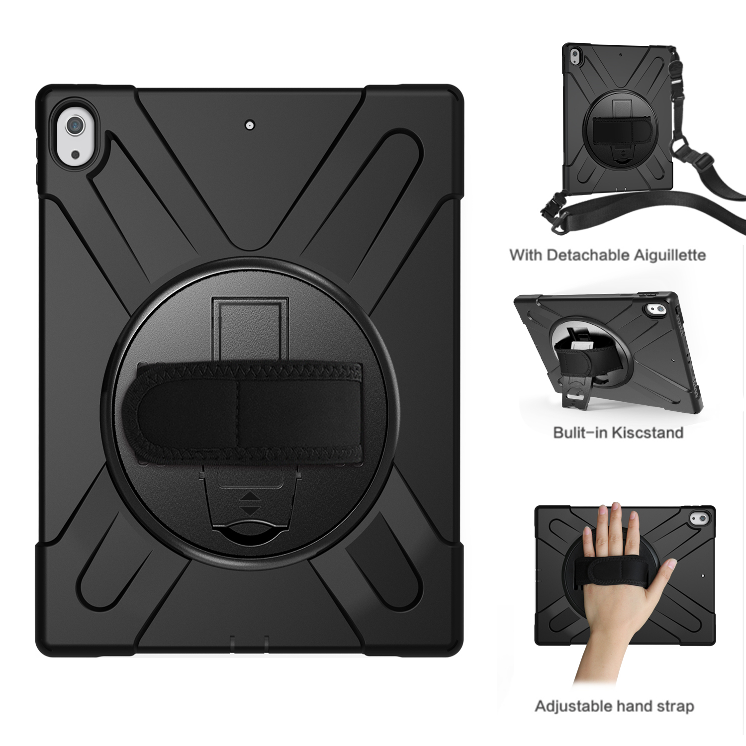 eSTUFF W125699541 32.8 cm (12.9") Cover Black – image 2